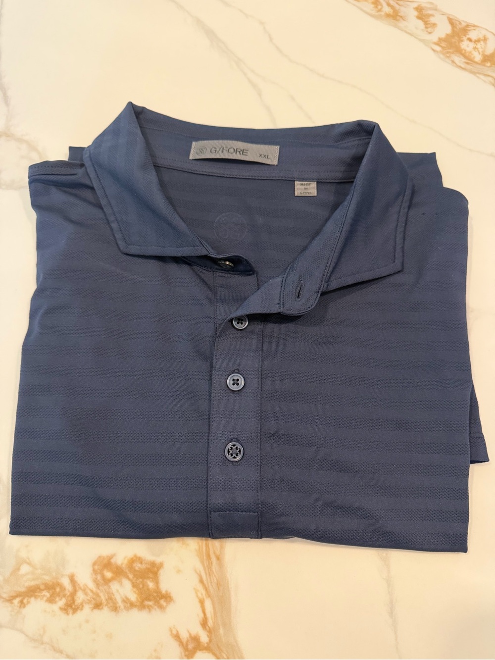 G/FORE Men's Slate Blue Performance Polo